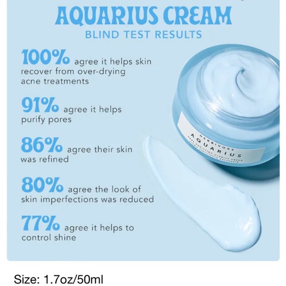 Herbivore Aquarius Pore Purifying Clarity Cream ➿ - Picture 2 of 6